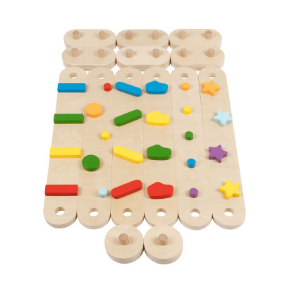 Balanční kladiny Rainbow 6 ks