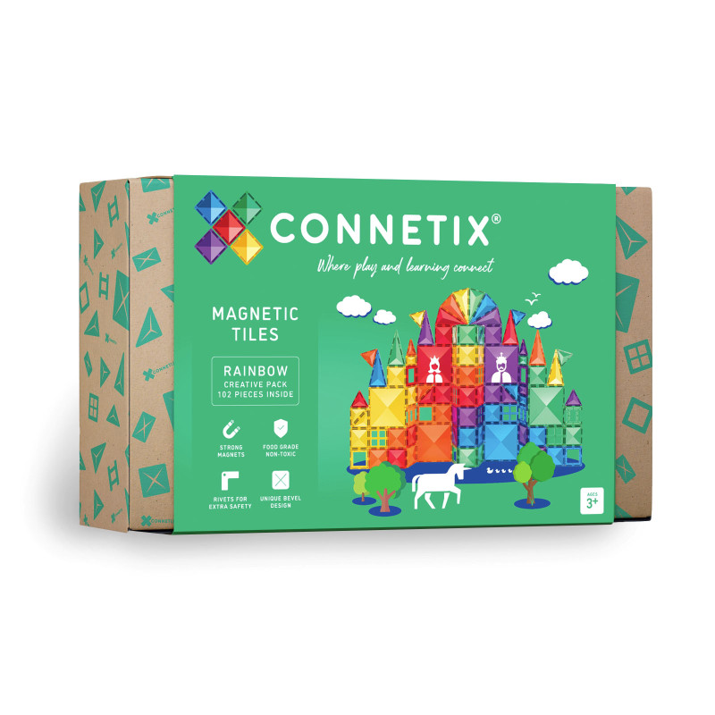 Magnetická stavebnice CONNETIX® Rainbow Creative Pack 102 ks Magnetická stavebnice CONNETIX® Rainbow Creative Pack 102 ks