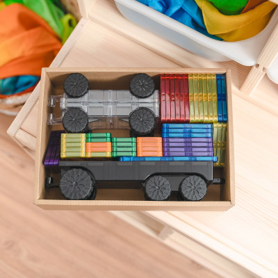 Magnetická stavebnice CONNETIX® Rainbow Transport Pack 50 ks Magnetická stavebnice CONNETIX® Rainbow Transport Pack 50 ks