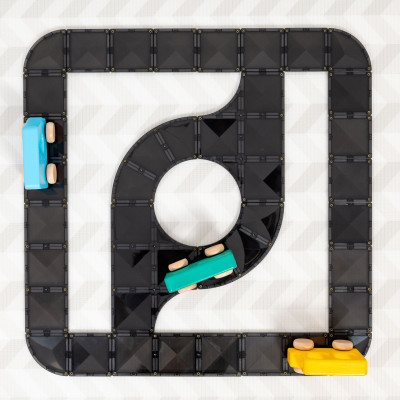 Magnetická stavebnice CONNETIX® Creative Roads Pack 48 ks