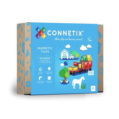 Magnetická stavebnice CONNETIX® Rainbow Motion Pack 24 ks