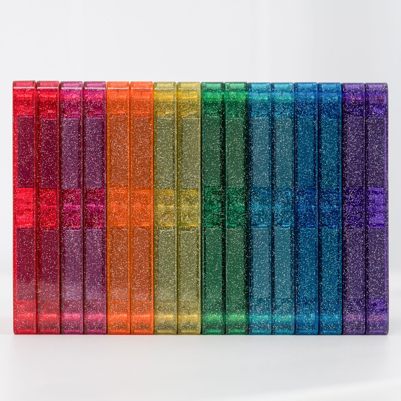 Magnetická stavebnice CONNETIX® Glitter Castle Pack 48 ks Magnetická stavebnice CONNETIX® Glitter Castle Pack 48 ks
