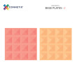 Magnetická podložka CONNETIX® Pastel Lemon & Peach 2 ks Magnetická podložka CONNETIX® Pastel Lemon & Peach 2 ks