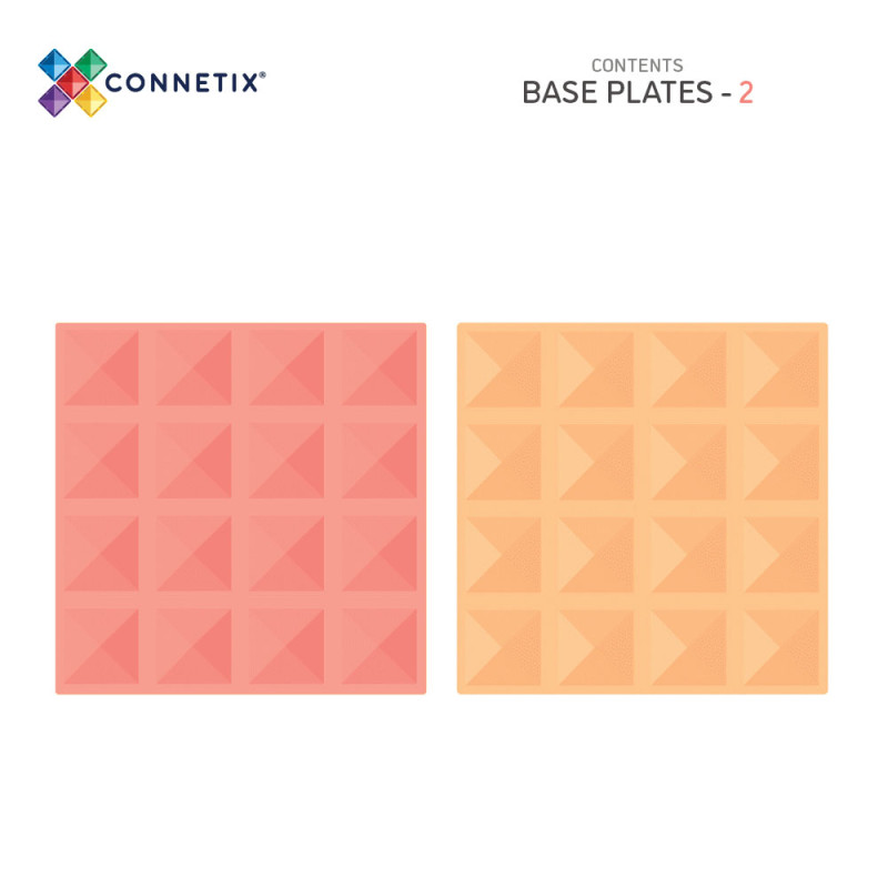 Magnetická podložka CONNETIX® Pastel Lemon & Peach 2 ks Magnetická podložka CONNETIX® Pastel Lemon & Peach 2 ks