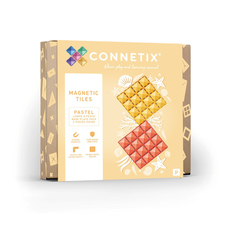 Magnetická podložka CONNETIX® Pastel Lemon & Peach 2 ks Magnetická podložka CONNETIX® Pastel Lemon & Peach 2 ks