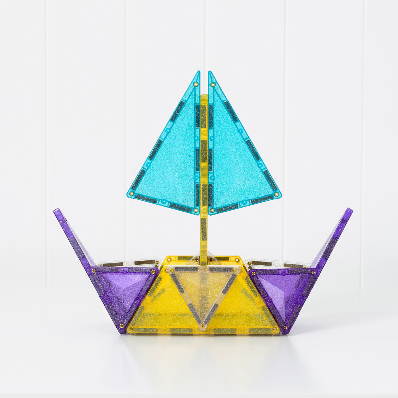 Magnetická stavebnice CONNETIX® Glitter Unicorn Pack 56 ks