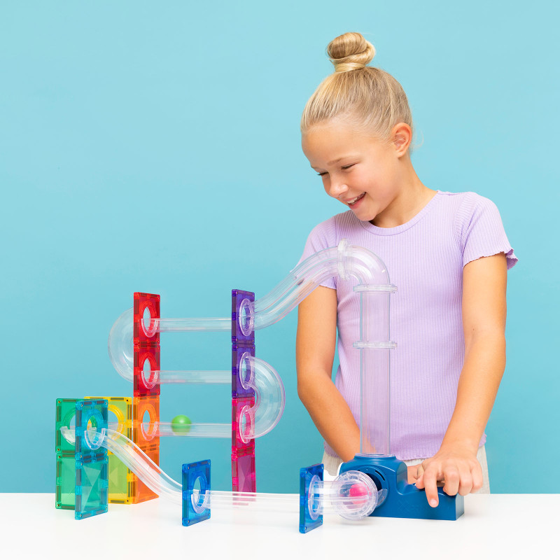 Magnetická stavebnice CONNETIX® Ball Run Launcher Pack 47 ks