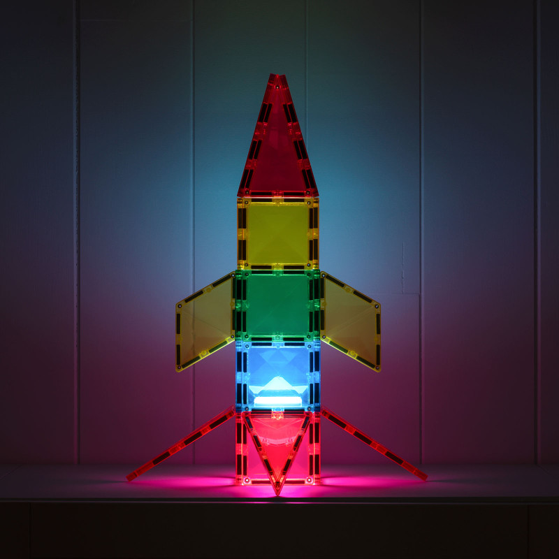 Magnetická stavebnice CONNETIX® Light Rocket Pack 30 ks