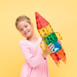 Magnetická stavebnice CONNETIX® Light Rocket Pack 30 ks