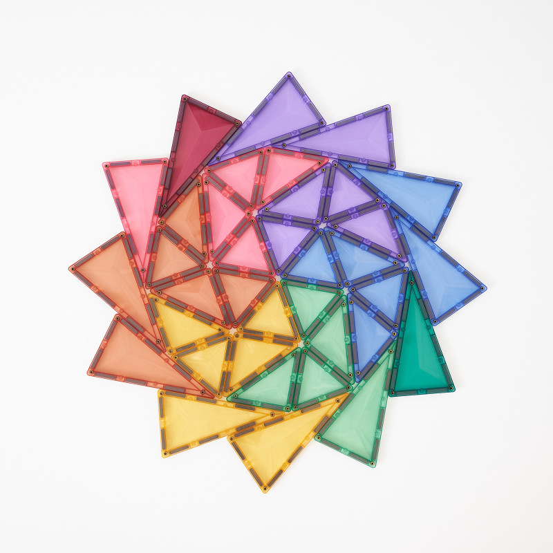 Magnetická stavebnice CONNETIX® Pastel Creative Pack 104 ks