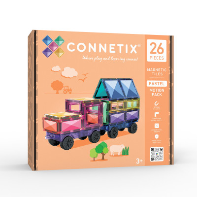 Magnetická stavebnice CONNETIX® Pastel Motion Pack 26 ks