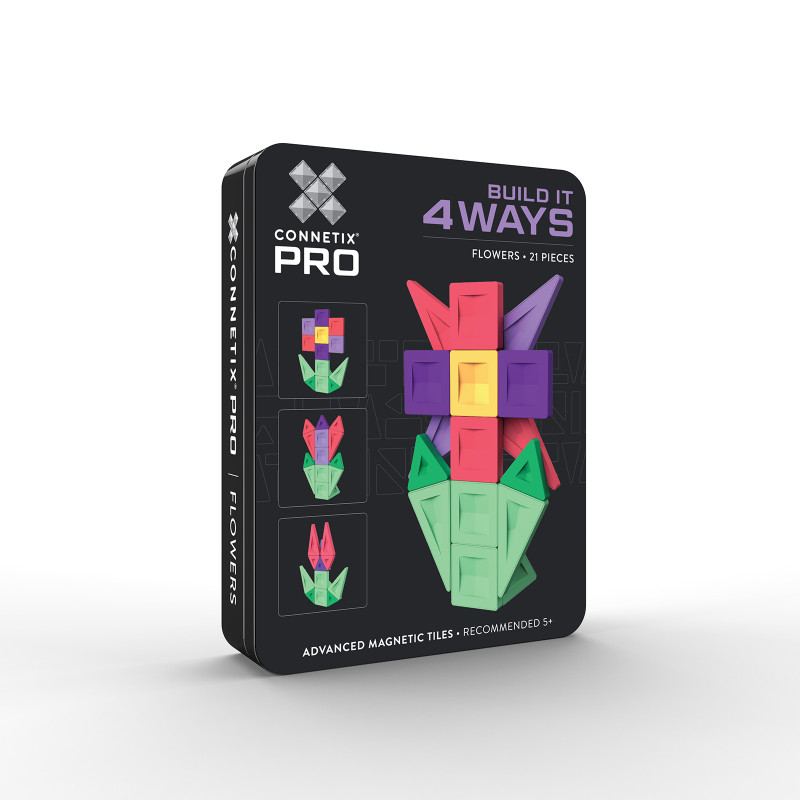 Magnetická stavebnice CONNETIX® PRO Flowers Pack 21 ks