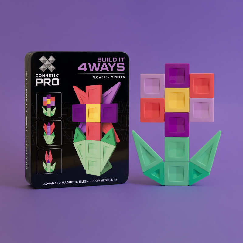 Magnetická stavebnice CONNETIX® PRO Flowers Pack 21 ks