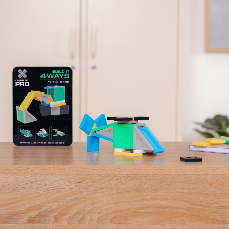 Magnetická stavebnice CONNETIX® PRO Vehicles Pack 30 ks