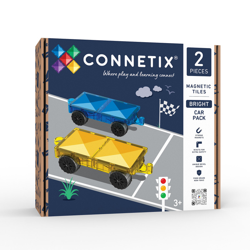 Magnetická stavebnice CONNETIX® Bright Car Pack 2 ks