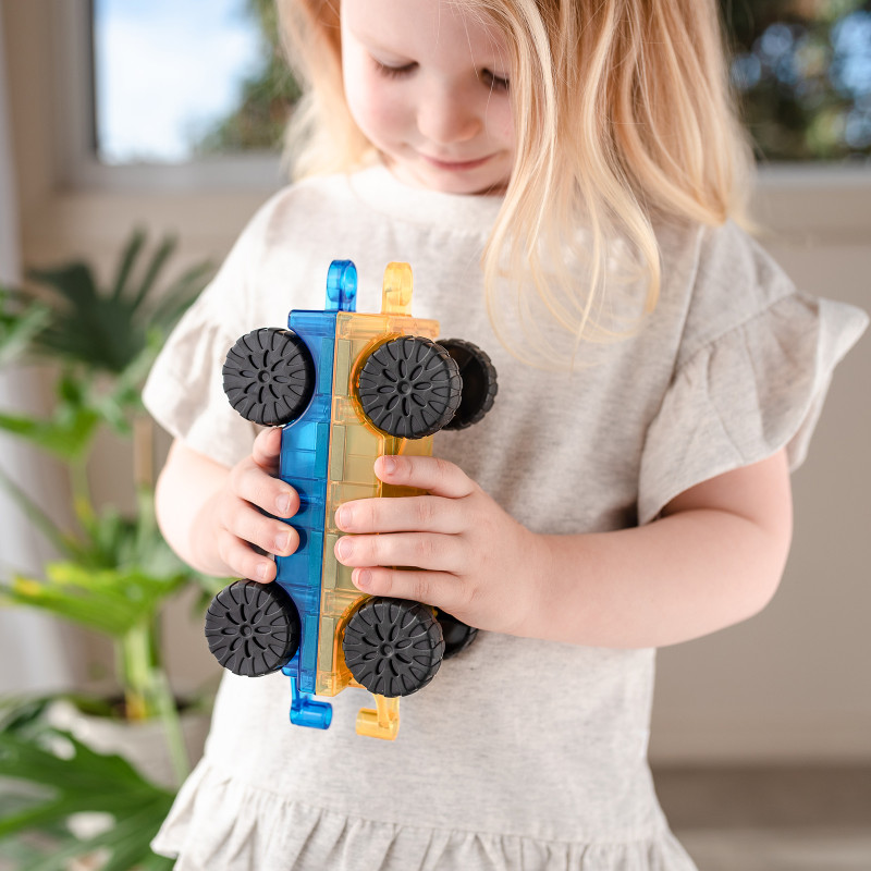 Magnetická stavebnice CONNETIX® Bright Car Pack 2 ks