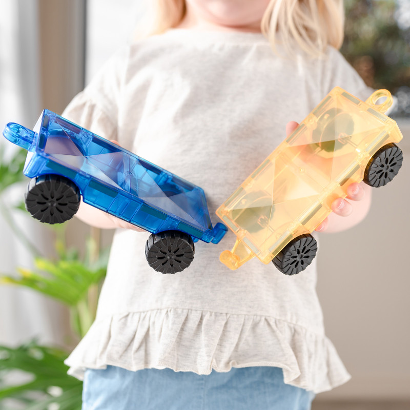 Magnetická stavebnice CONNETIX® Bright Car Pack 2 ks