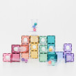 Magnetická stavebnice CONNETIX® Ball Run Pastel Pack 114 ks