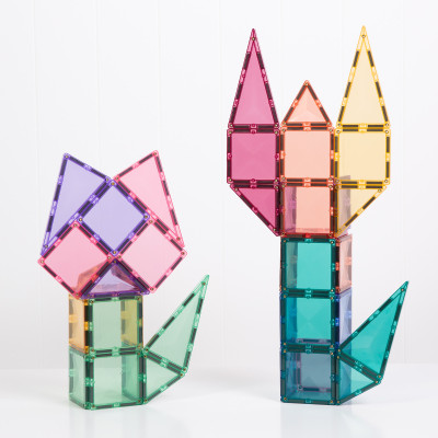 Magnetická stavebnice CONNETIX® Pastel Starter Pack 56 ks