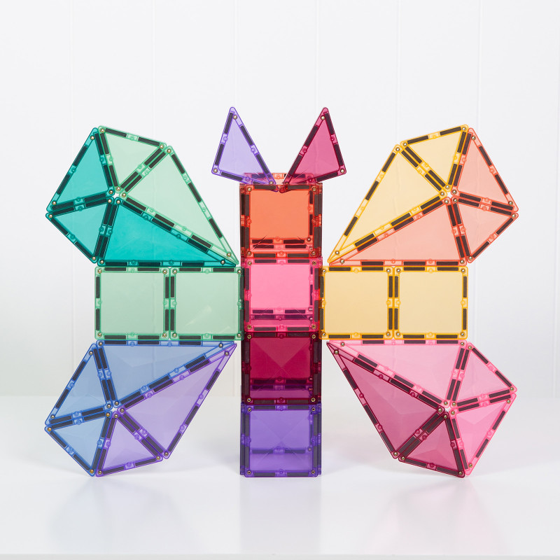 Magnetická stavebnice CONNETIX® Pastel Starter Pack 56 ks