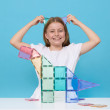 Magnetická stavebnice CONNETIX® Pastel Starter Pack 56 ks
