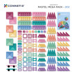 Magnetická stavebnice CONNETIX® Pastel Mega Pack 202 ks
