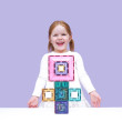 Magnetická stavebnice CONNETIX® Pastel Portal Pack 48 ks