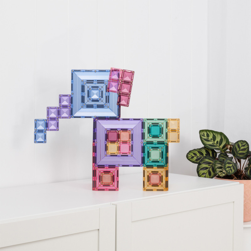 Magnetická stavebnice CONNETIX® Pastel Portal Pack 48 ks