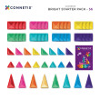 Magnetická stavebnice CONNETIX® Bright Starter Pack 56 ks