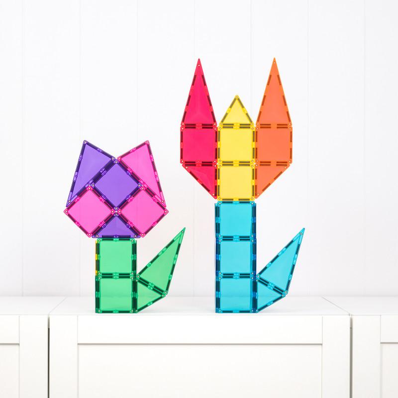 Magnetická stavebnice CONNETIX® Bright Starter Pack 56 ks