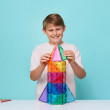 Magnetická stavebnice CONNETIX® Bright Starter Pack 56 ks