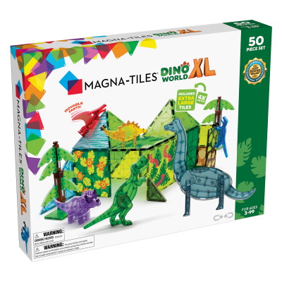 Magnetická stavebnice MAGNA-TILES® Dino Svet XL 50 ks