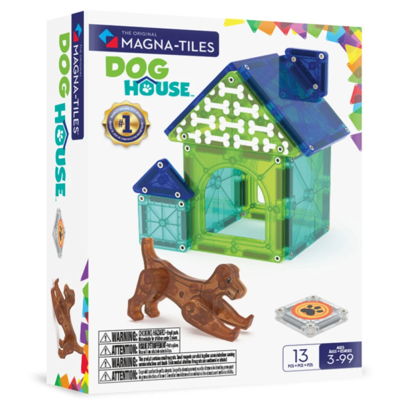 Magnetická stavebnice MAGNA-TILES® Dog House 13 ks