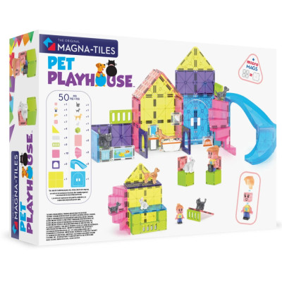 Magnetická stavebnice MAGNA-TILES® Pet Playhouse 50 ks
