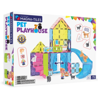 Magnetická stavebnice MAGNA-TILES® Pet Playhouse 50 ks