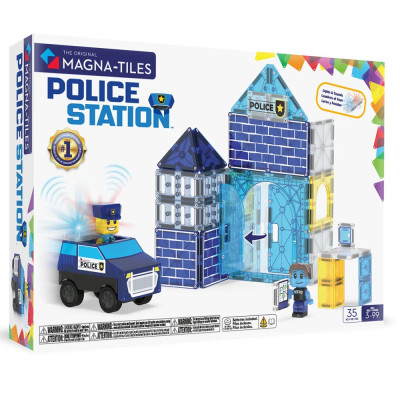 Magnetická stavebnice MAGNA-TILES® Police Station 35 ks