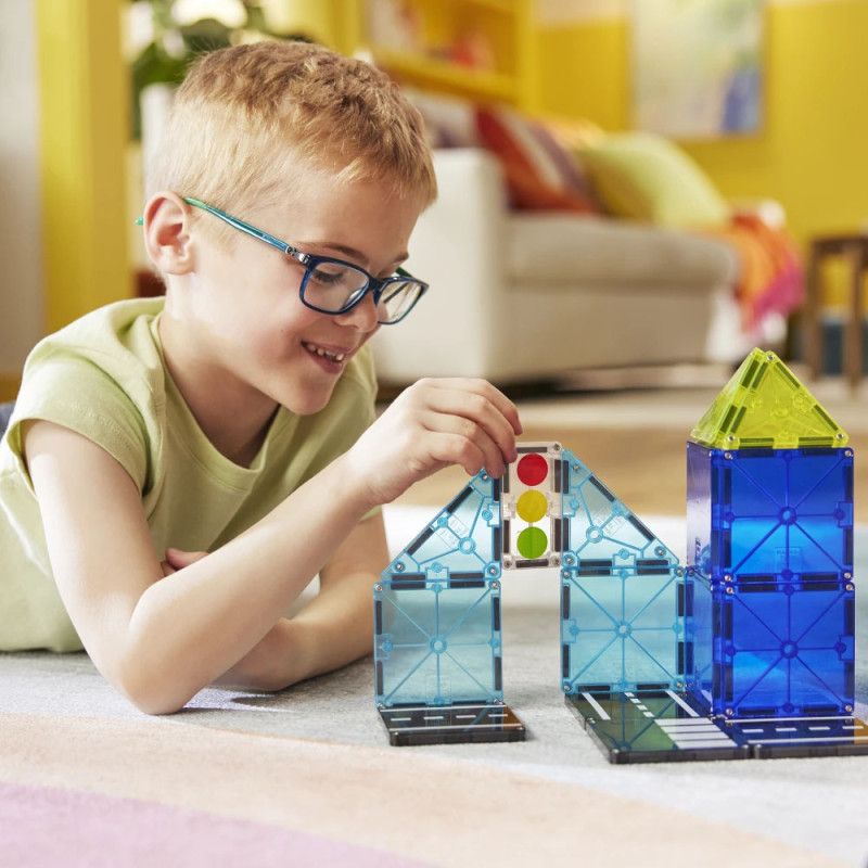 Magnetická stavebnice MAGNA-TILES® Police Patrol 20 ks