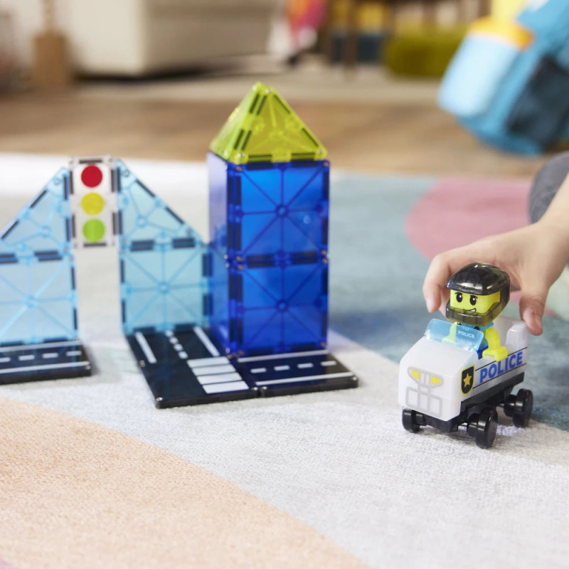 Magnetická stavebnice MAGNA-TILES® Police Patrol 20 ks