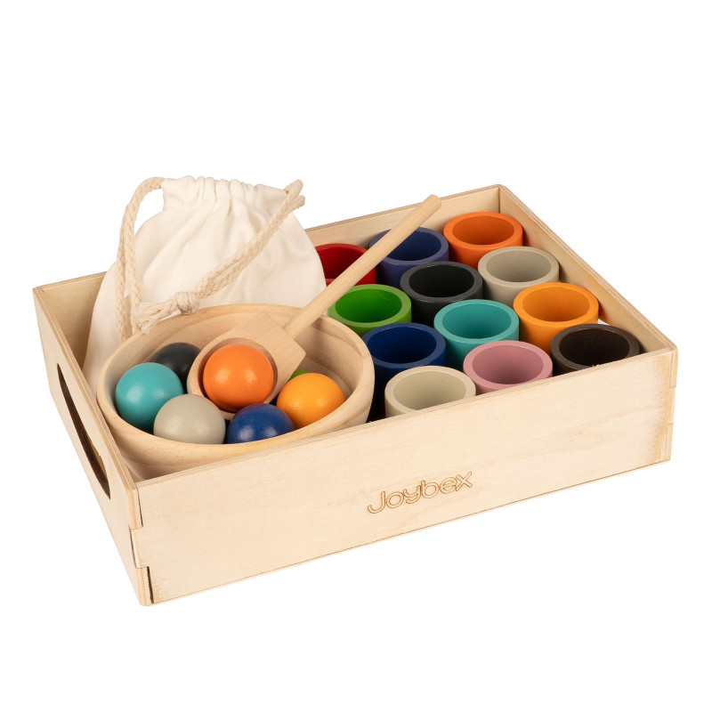 Montessori kuličky s pohárky Montessori kuličky s pohárky