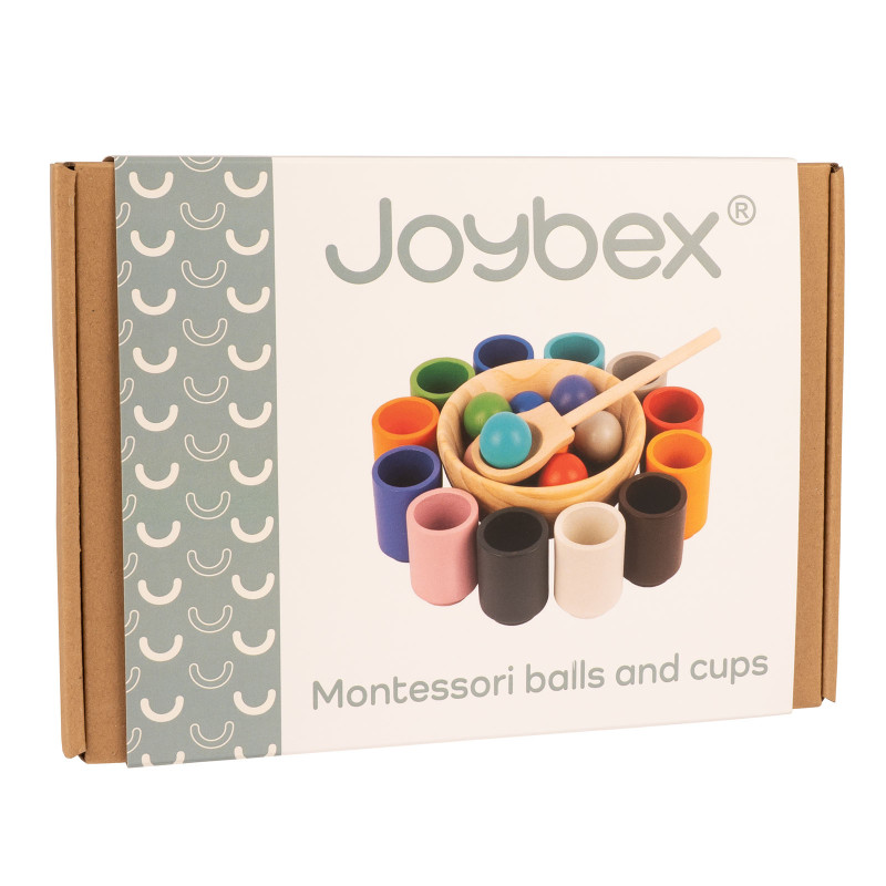 Montessori kuličky s pohárky Montessori kuličky s pohárky