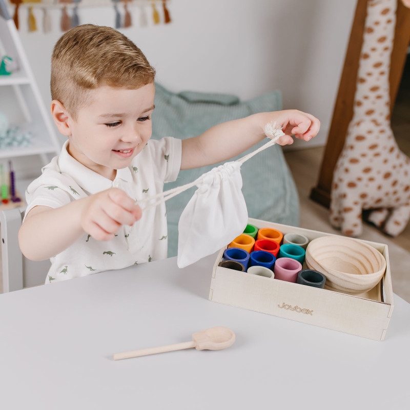 Montessori kuličky s pohárky Montessori kuličky s pohárky