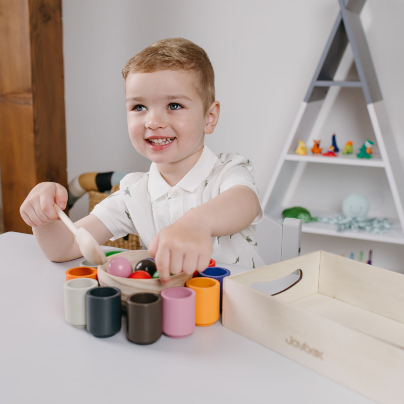 Montessori kuličky s pohárky Montessori kuličky s pohárky