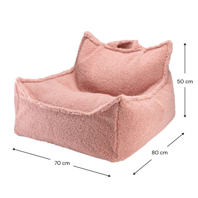 Dětské křeslo sedací pytel Wigiwama® - Guava Pink Beanbag Chair