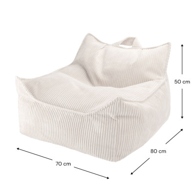 Dětské křeslo sedací pytel Wigiwama® - Marshmallow Beanbag Chair