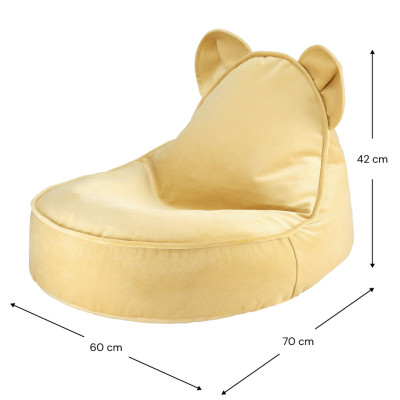 Dětské křeslo sedací pytel Wigiwama® - Salted Caramel Bear Beanbag