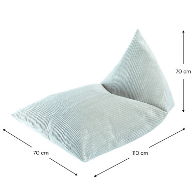 Dětské křeslo sedací pytel Wigiwama® - Peppermint Green Big Lounger