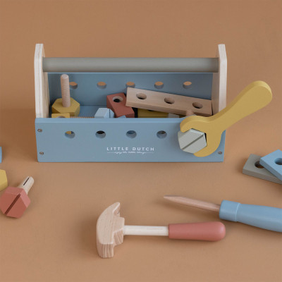 LITTLE DUTCH Dřevěný box s nářadím