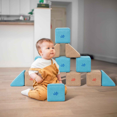 Magnetická stavebnice JollyHeap Pixi set 12 bloků