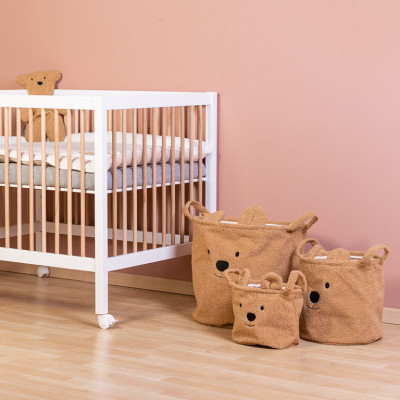 Childhome koše na hračky Teddy beige 3 ks Childhome koše na hračky Teddy beige 3 ks
