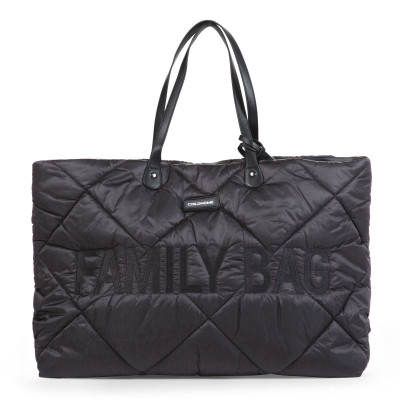 Childhome přebalovací taška Family Bag puffered black Childhome přebalovací taška Family Bag puffered black
